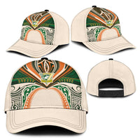 Cook Islands Rugby League Classic Cap Polynesian and Tatau Tribal Art - Retro Palette LT03 - Polynesian Pride