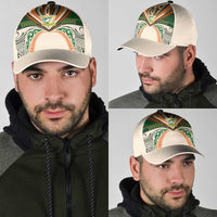 Cook Islands Rugby League Classic Cap Polynesian and Tatau Tribal Art - Retro Palette LT03 - Polynesian Pride