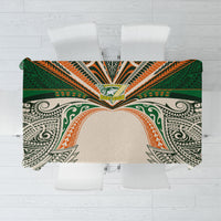Cook Islands Rugby League Tablecloth Polynesian and Tatau Tribal Art - Retro Palette LT03 Multicolor - Polynesian Pride