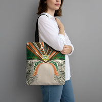 Cook Islands Rugby League Tote Bag Polynesian and Tatau Tribal Art - Retro Palette LT03 - Polynesian Pride