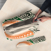 Cook Islands Rugby League Umbrella Polynesian and Tatau Tribal Art - Retro Palette