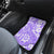 Custom Hawaii Kauai Island Car Mats Hibiscus Pattern Seamless Tribal Simple Purple LT03 - Polynesian Pride