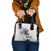 Custom Fiji Rugby Pacific Champions 2024 Shoulder Handbag Anniversary 7 Titles - Fijians Rugby and Tapa Hibiscus White Art LT03 One Size White - Polynesian Pride