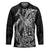 Hawaiian Whales Polynesian Art Motifs Hockey Jersey Black Color - Polynesian Pride