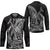 Hawaiian Whales Polynesian Art Motifs Hockey Jersey Black Color - Polynesian Pride