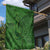 Hawaiian Whales Polynesian Art Motifs Garden Flag Green Color - Polynesian Pride