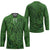Hawaiian Whales Polynesian Art Motifs Hockey Jersey Green Color - Polynesian Pride