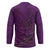 Hawaiian Whales Polynesian Art Motifs Hockey Jersey Purple Color - Polynesian Pride