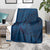 Hawaiian Whales Polynesian Art Motifs Blanket Blue Color - Polynesian Pride