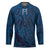 Hawaiian Whales Polynesian Art Motifs Hockey Jersey Blue Color - Polynesian Pride