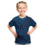 Hawaiian Whales Polynesian Art Motifs Kid T Shirt Blue Color - Polynesian Pride