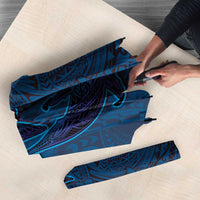 Hawaiian Whales Polynesian Art Motifs Umbrella Blue Color LT03 - Polynesian Pride