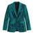 Hawaiian Whales Polynesian Art Motifs Blazer Turquoise Color - Polynesian Pride