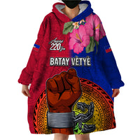 Haiti Battle of Vertieres Wearable Blanket Hoodie The Haitian Revolution 220th Anniversary Polynesian Style LT03 - Polynesian Pride