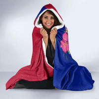 Personalised Haiti Battle of Vertieres Hooded Blanket The Haitian Revolution 220th Anniversary Polynesian Style LT03 - Polynesian Pride
