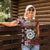 Personalised Aotearoa and Australia Together Women Polo Shirt Koru and Kangaroo - Taniko with Aboriginal Motif