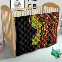 Hawaiian Manta Ray and Hammerhead Shark Tribal Tattoo Quilt with Polynesian Tribal Pattern Kanaka Maoli Flag Color LT03 - Polynesian Pride