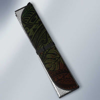 Hawaiian Manta Ray and Hammerhead Shark Tribal Tattoo Auto Sun Shade with Polynesian Tribal Pattern Reggae Style