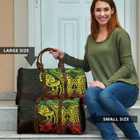 Hawaiian Manta Ray and Hammerhead Shark Tribal Tattoo Travel Bag with Polynesian Tribal Pattern Reggae Style LT03 - Polynesian Pride