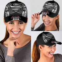 Super Samoa-Six Eight Five to The World Classic Cap Traditional Samoan Tattoo Black Color