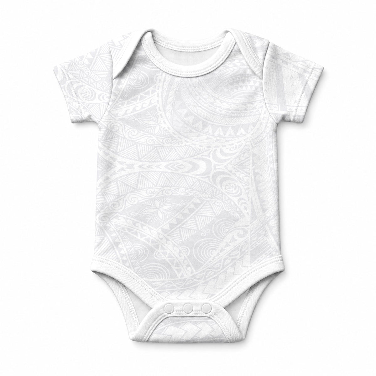 Lotu Tamaiti Samoan Art Tattoo Polynesian Pattern Baby Onesie