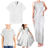 Lotu Tamaiti Samoan Art Tattoo Polynesian Pattern Family Matching Tank Maxi Dress and Hawaiian Shirt LT03 - Polynesian Pride