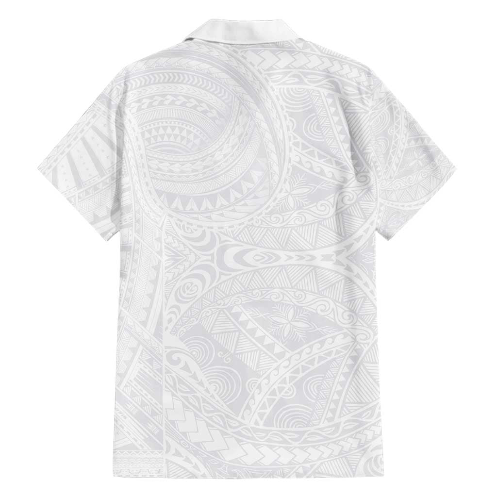 Lotu Tamaiti Samoan Art Tattoo Polynesian Pattern Family Matching Tank Maxi Dress and Hawaiian Shirt LT03 - Polynesian Pride