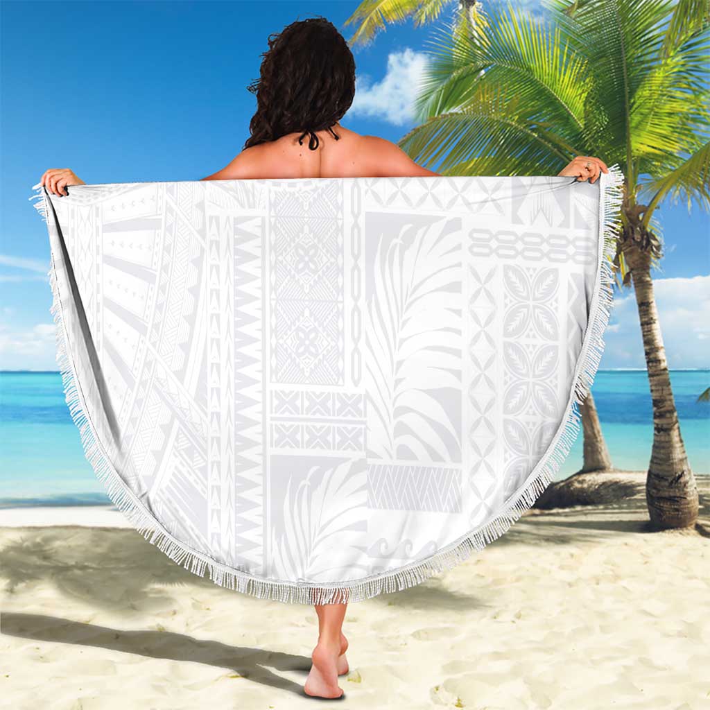 Lotu Tamaiti Samoan Art Tattoo Siapo Pattern Beach Blanket LT03 - Polynesian Pride