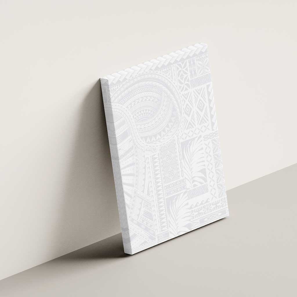 Lotu Tamaiti Samoan Art Tattoo Siapo Pattern Canvas Wall Art