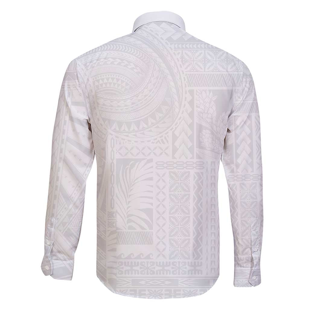 Lotu Tamaiti Samoan Art Tattoo Siapo Pattern Family Matching Short Sleeve Bodycon Dress and Hawaiian Shirt LT03 - Polynesian Pride