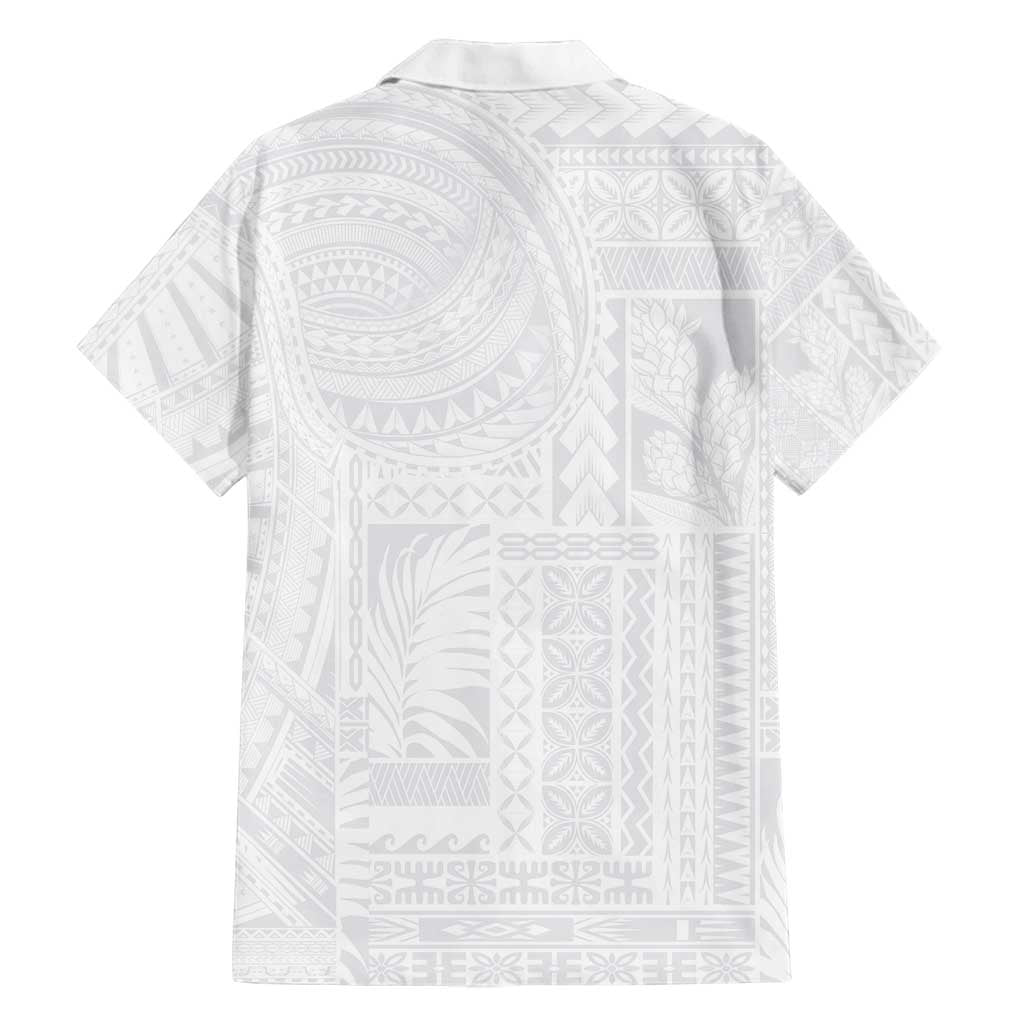 Lotu Tamaiti Samoan Art Tattoo Siapo Pattern Family Matching Tank Maxi Dress and Hawaiian Shirt LT03 - Polynesian Pride