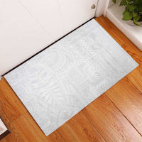 Lotu Tamaiti Samoan Art Tattoo Siapo Pattern Rubber Doormat LT03 - Polynesian Pride
