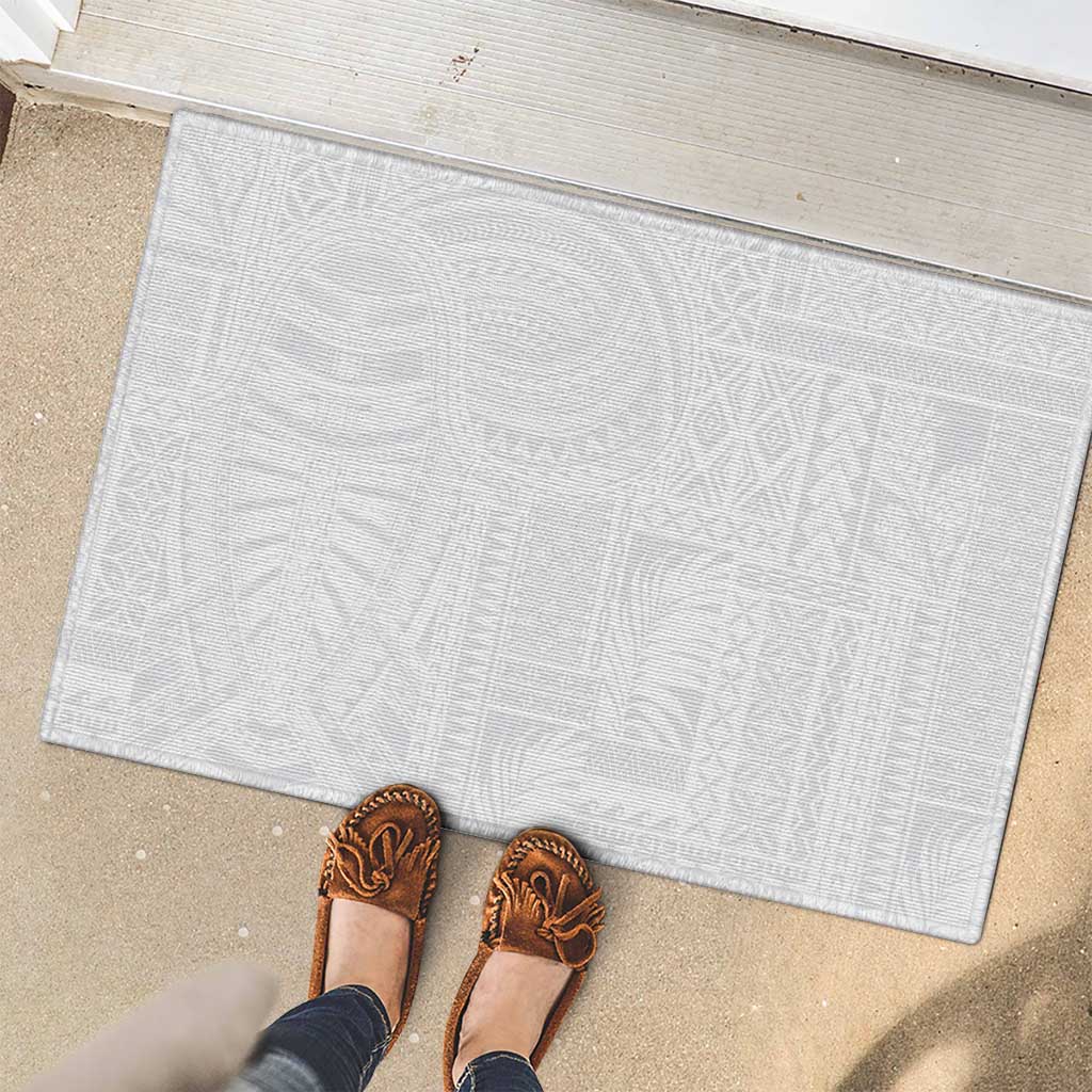 Lotu Tamaiti Samoan Art Tattoo Siapo Pattern Rubber Doormat LT03 - Polynesian Pride