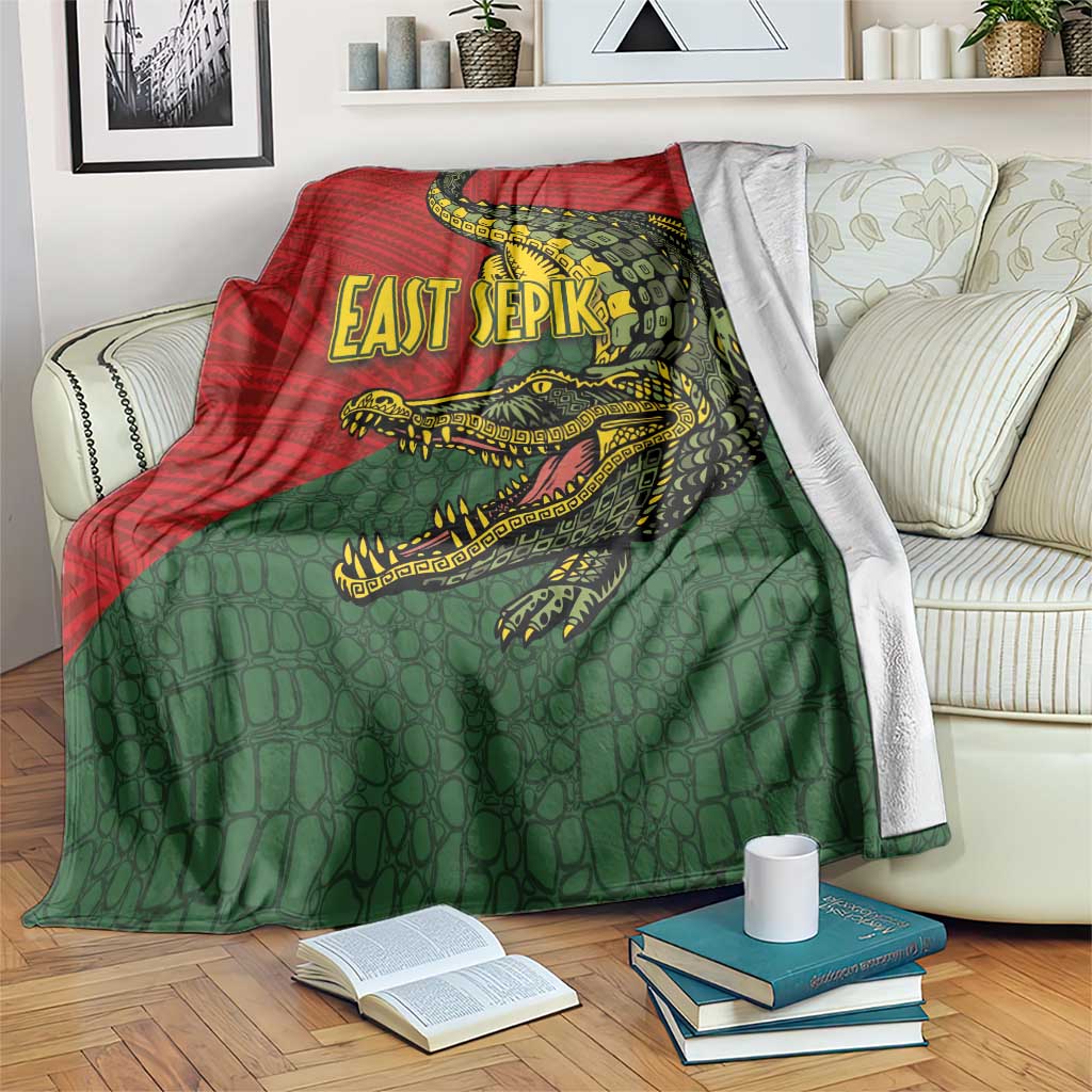 Sepik River Crocodile & Arts Festival Melanesian Pattern Blanket LT03 Red - Polynesian Pride