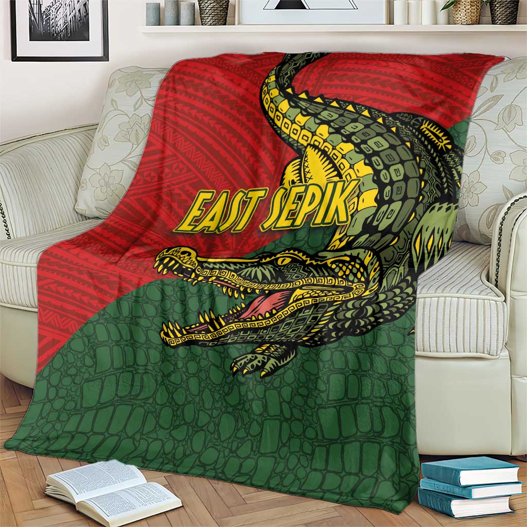 Sepik River Crocodile & Arts Festival Melanesian Pattern Blanket