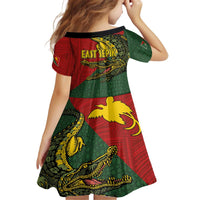 Sepik River Crocodile & Arts Festival Melanesian Pattern Family Matching Off The Shoulder Long Sleeve Dress and Hawaiian Shirt LT03 - Polynesian Pride