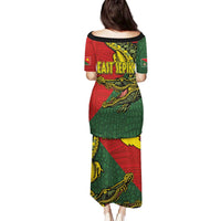 Sepik River Crocodile & Arts Festival Melanesian Pattern Family Matching Puletasi and Hawaiian Shirt LT03 - Polynesian Pride