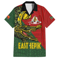Sepik River Crocodile & Arts Festival Melanesian Pattern Hawaiian Shirt LT03 Red - Polynesian Pride