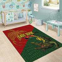 Sepik River Crocodile & Arts Festival Area Rug Bird-of-paradise Melanesian Tattoo LT03 - Polynesian Pride