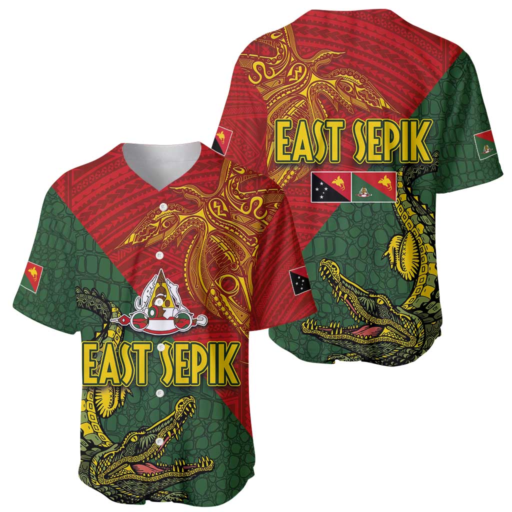 Sepik River Crocodile & Arts Festival Baseball Jersey Bird-of-paradise Melanesian Tattoo LT03 - Polynesian Pride
