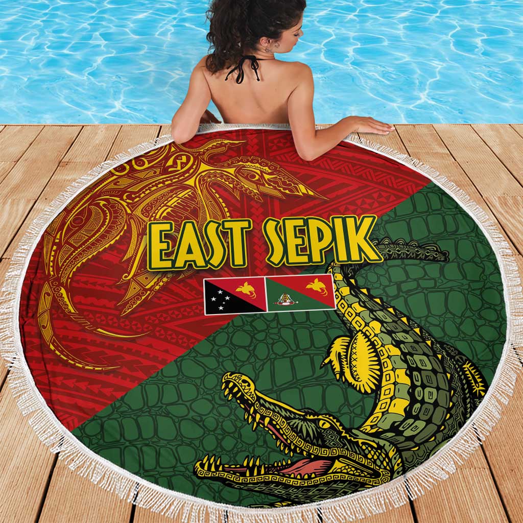 Sepik River Crocodile & Arts Festival Beach Blanket Bird-of-paradise Melanesian Tattoo LT03 - Polynesian Pride