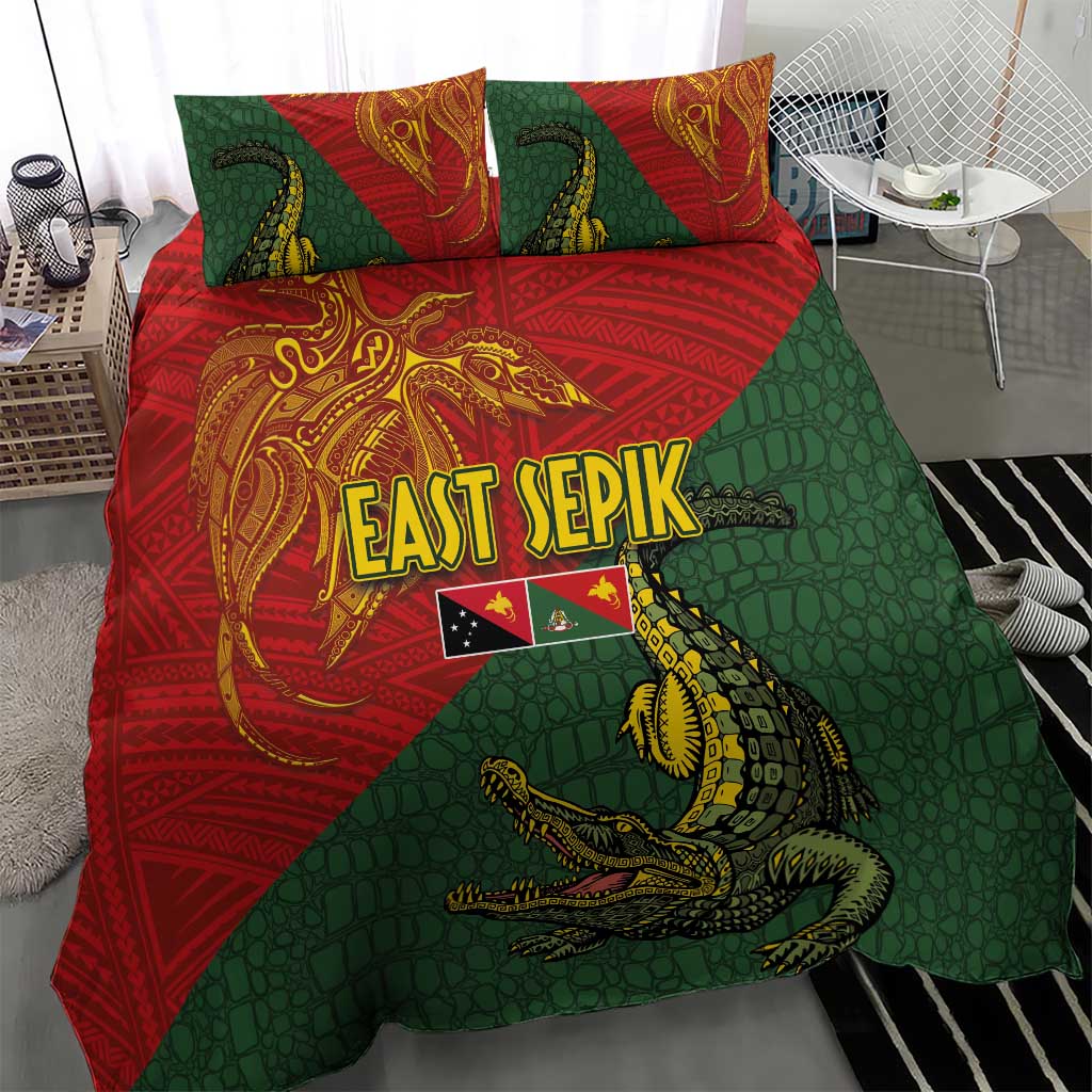 Sepik River Crocodile & Arts Festival Bedding Set Bird-of-paradise Melanesian Tattoo LT03 - Polynesian Pride