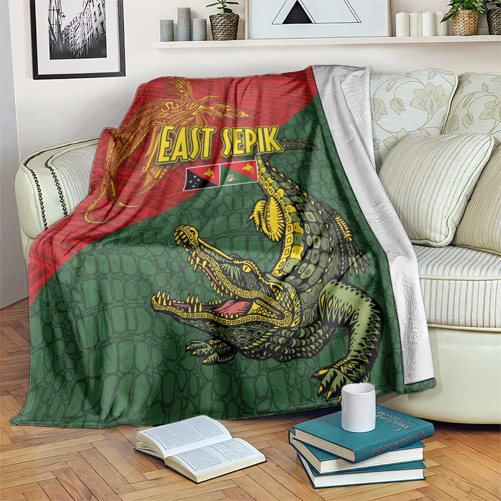Sepik River Crocodile & Arts Festival Blanket Bird-of-paradise Melanesian Tattoo LT03 Red - Polynesian Pride