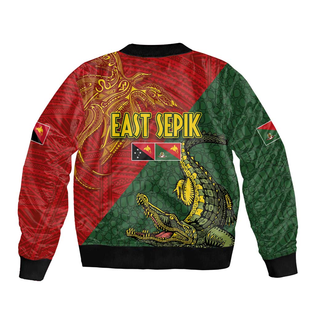 Sepik River Crocodile & Arts Festival Bomber Jacket Bird-of-paradise Melanesian Tattoo LT03 - Polynesian Pride