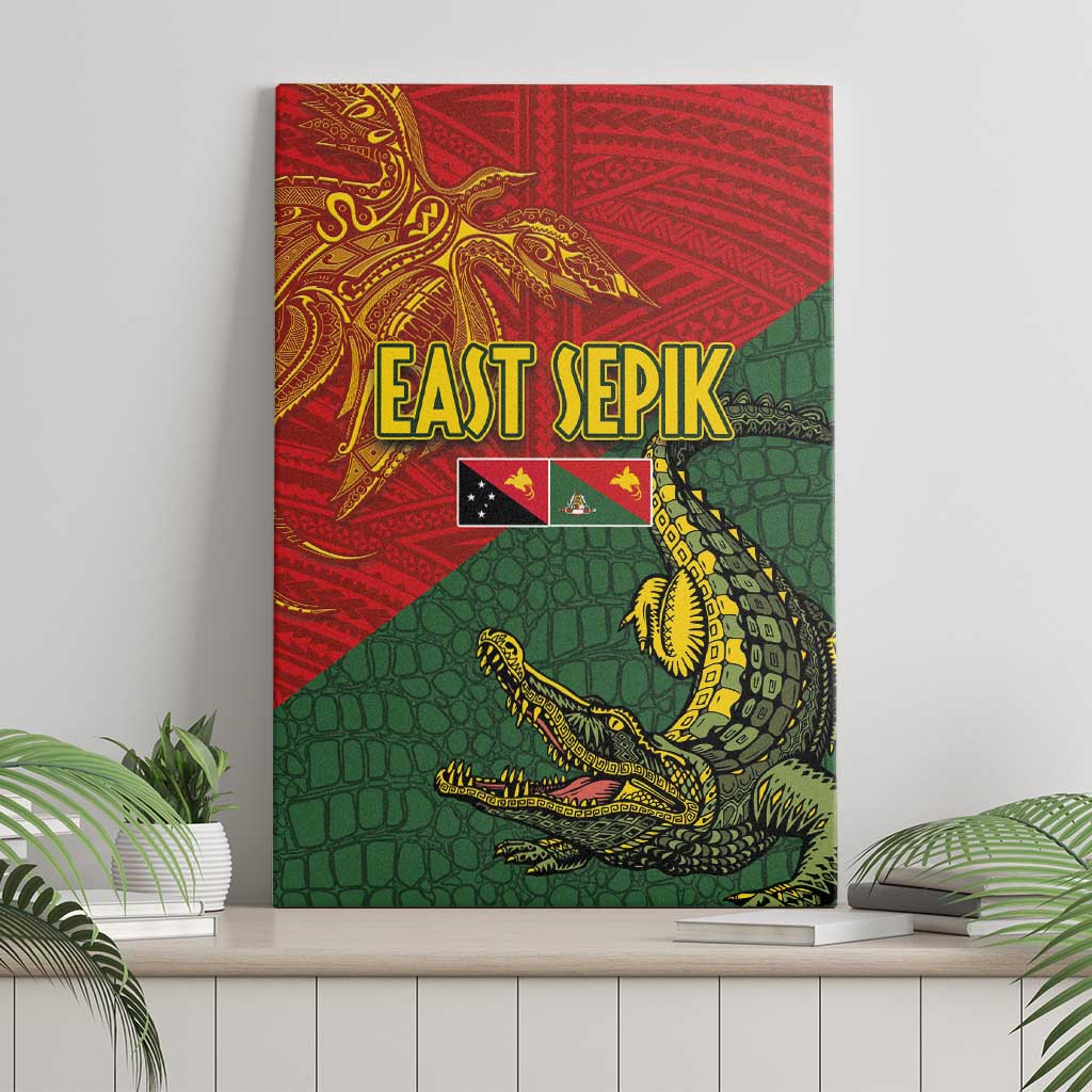 Sepik River Crocodile & Arts Festival Canvas Wall Art Bird-of-paradise Melanesian Tattoo LT03 - Polynesian Pride