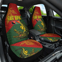 Sepik River Crocodile & Arts Festival Car Seat Cover Bird-of-paradise Melanesian Tattoo LT03 One Size Red - Polynesian Pride