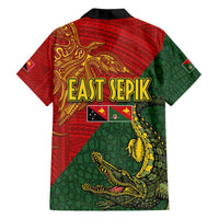 Sepik River Crocodile & Arts Festival Family Matching Off Shoulder Maxi Dress and Hawaiian Shirt Bird-of-paradise Melanesian Tattoo LT03 - Polynesian Pride