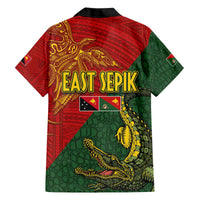 Sepik River Crocodile & Arts Festival Family Matching Off Shoulder Short Dress and Hawaiian Shirt Bird-of-paradise Melanesian Tattoo LT03 - Polynesian Pride