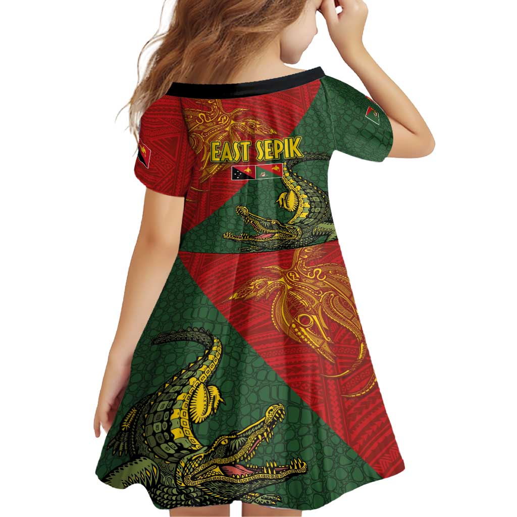 Sepik River Crocodile & Arts Festival Family Matching Summer Maxi Dress and Hawaiian Shirt Bird-of-paradise Melanesian Tattoo LT03 - Polynesian Pride
