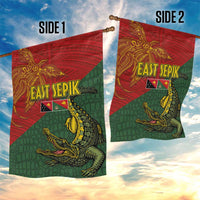 Sepik River Crocodile & Arts Festival Garden Flag Bird-of-paradise Melanesian Tattoo LT03 - Polynesian Pride